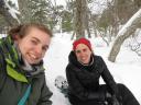 Me and Pierina, on top of the 'moutain'!