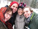 Stephanie, Pierina, Holly and me