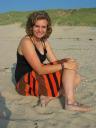 After, at the beach in Holland