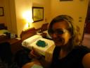 Me in my 4* hotelroom on the way to Mexico