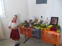 Altar for Dia de los Muertos, with Alexandra