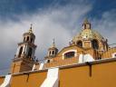 The big church of Cholula, build on top of pyramid