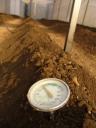 The beds in the green house, almost ready to seed