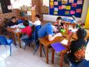 Ixaya - Jakob at work with 1st and 2nd grade