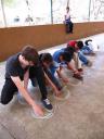 Ixaya - Jakob playing Twister during PE