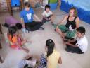 Ixaya -Doing a story in English class w grade 1&2