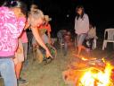 Campfire with some Tashirat kids - goodbye Jakob