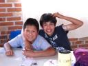 Ixaya - Axel and Oscar with their "prices"