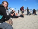 Drum circle in Venice Beach
