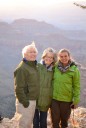 Family picture at sunset - Grand Canyon!