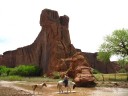 Horseback riding in Canyon de Chelly