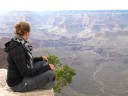 Meditating at the Grand Canyon :-)