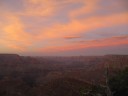 Setting sun at Grand Canyon
