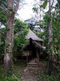 Entrance to the maloca at centre Amaruspirit (David´s place)