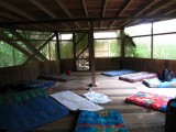 Maloca - inside. This is David Slocum Hewson´s place where I did my 3rd ceremony