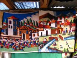 Typical weaving from the Huancayo region