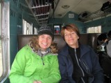 Train ride Huancayo to Huancavelica - me and Plony