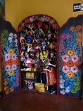 Big ¨retablo¨ - a typical form of art in Ayacucho