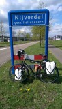 Timo's Avaghon onderweg voor z'n eerste training met volle bepakking