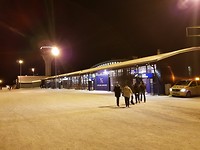 Aankomst Kittillia airport