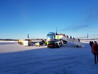 Vliegveld Kittila airport by day