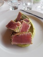 Pranzo, hoofdgerecht gegrilde tonijn