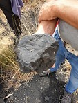 Lava met dicht structuur