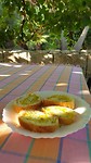 Broodjes met verse olijfolie