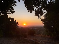 Zonsondergang begint 19:15