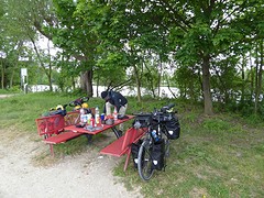 Nog een fietsreiziger 'Rick'