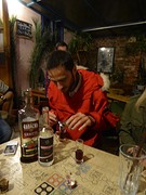 Eerst predrinken in hostel!