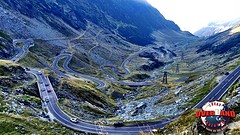 Prachtige weg naar de top van de Transfagarasan 2050m! Lekker afzien tot de top!
