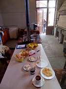 Eerste ontbijt in Armenie