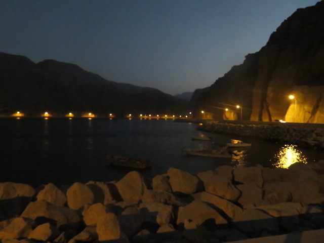 Weg naar Khasab