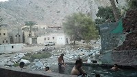 Zalig zo'n hot spring (Al Rustaq)