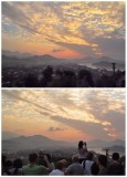 zonsondergang boven Luang Prabang