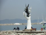 Kusadasi, mooie kunst aan de boulevard