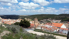 Chinchilla de Mont Aragon, uitzicht vanaf het kasteel op het stadje