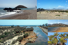 Mazarron, wandelen langs zee