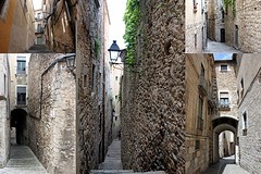 Girona, smalle straatjes in de Joodse wijk