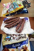Lekkernijen van de kinderen en Mat en Cobi