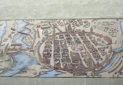 Oud plattegrondje Poznan
