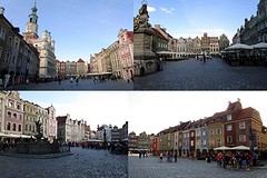 Poznan, het marktplein met zijn prachtige gebouwen