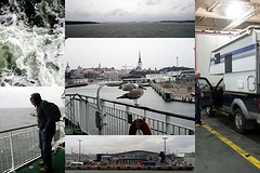 Aan dek op de boot van Tallinn naar Helsinki