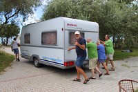 Lefkada, Frank helpt!