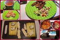 Nessebar, 6 gangen menu door Frank bereidt van alles wat we nog in het kotje hadden