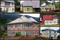Prachtige huizen in Bucovina