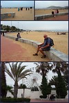 Agadir, het strand, promonade
