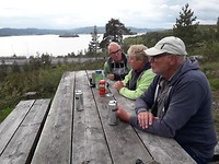 Hornos, borrelen met Ben en Rosa