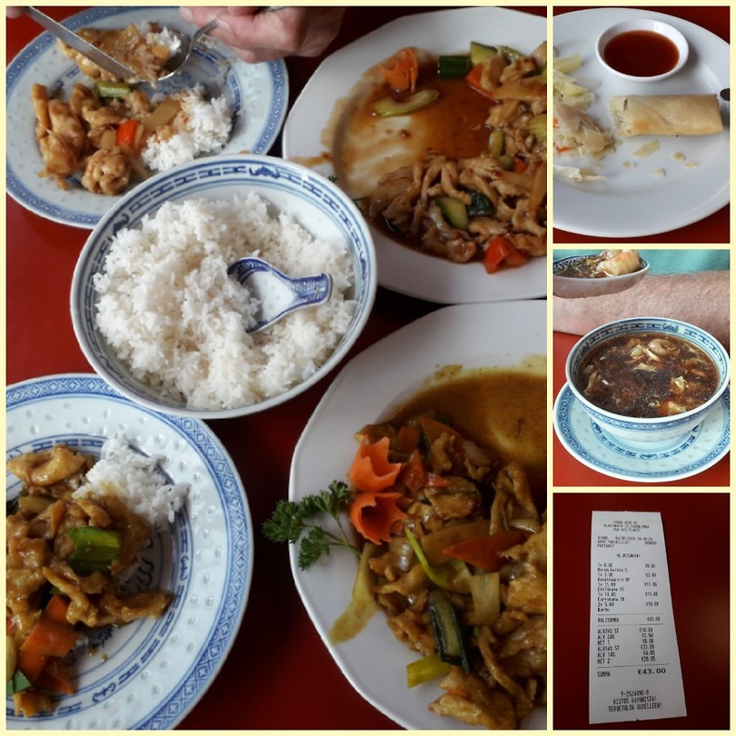 Savonlinna, eten bij de Chinees, heerlijk! Foto RiFra’s reisblog